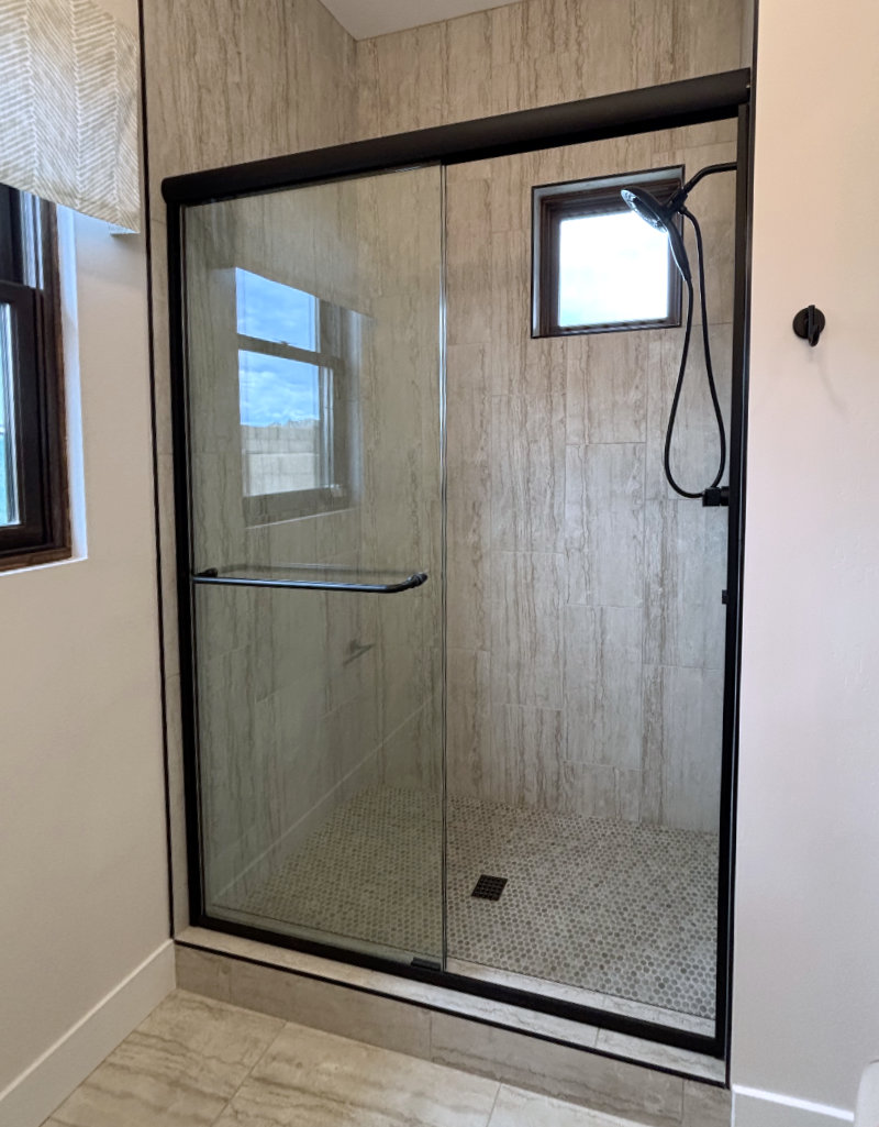 Recent glass project by Prescott Valley Glass