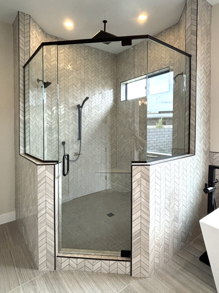 Recent glass project by Prescott Valley Glass