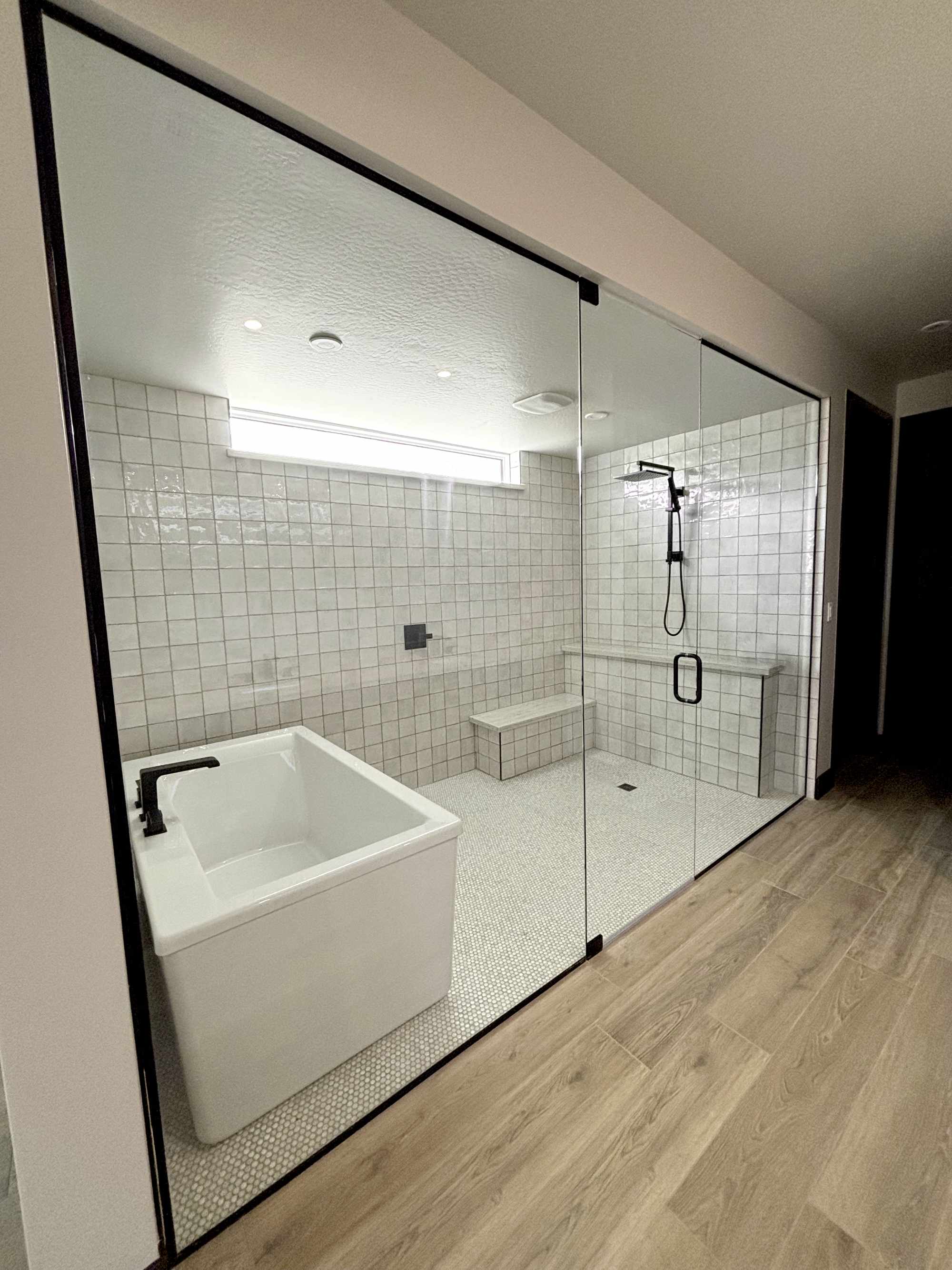 Recent glass project by Prescott Valley Glass