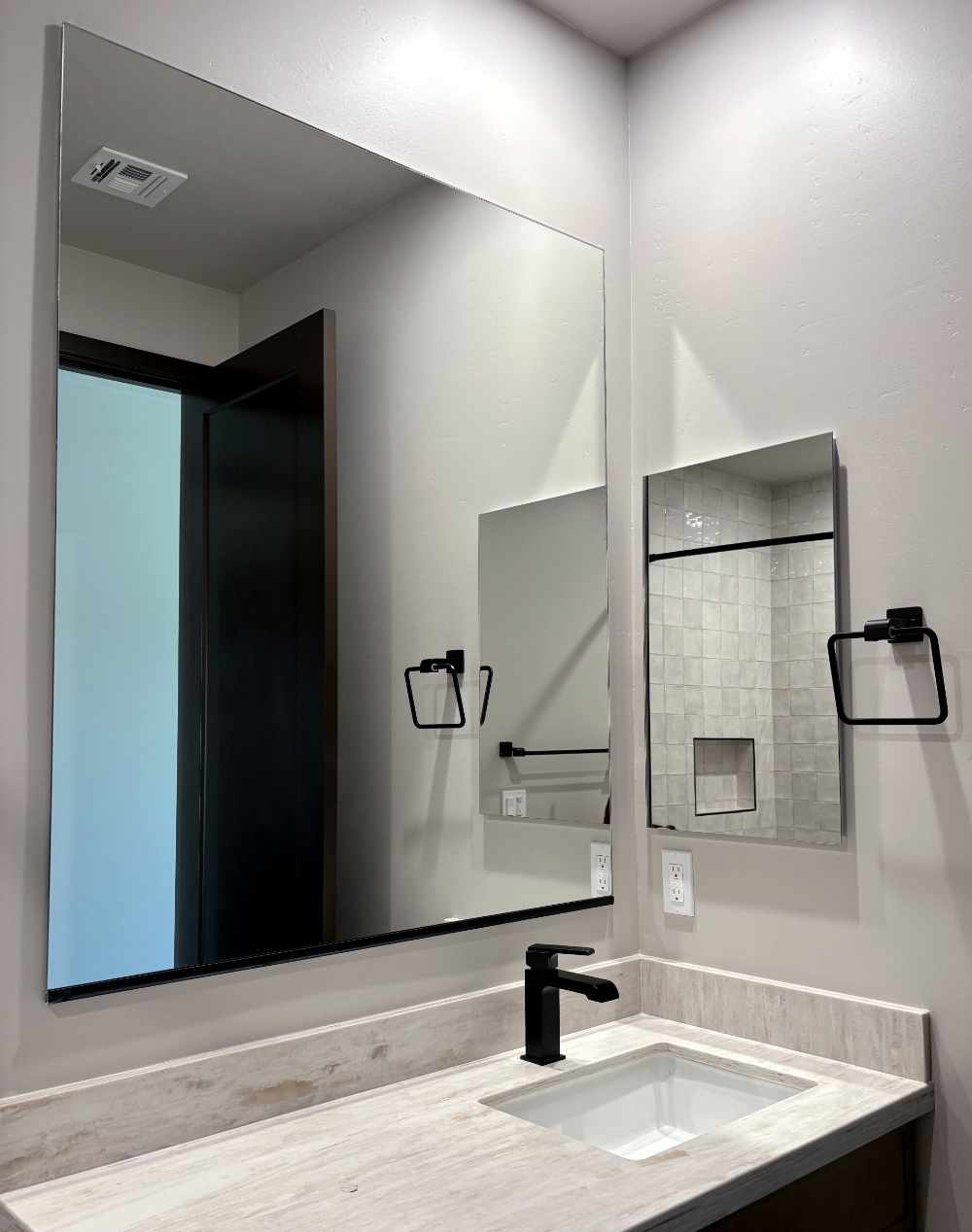 Recent glass project by Prescott Valley Glass